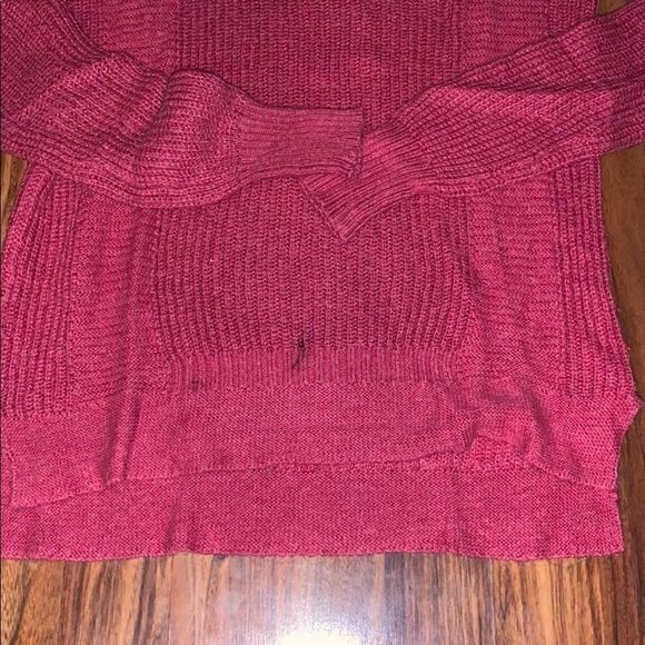4 for $50 🎃 Mossimo Supply Co. Red Knit Sweater Womens Size Extra Small - Picture 4 of 4